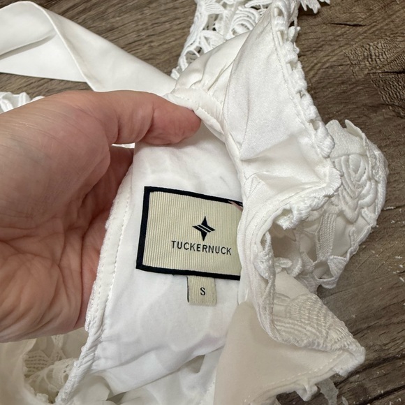 Tuckernuck Blanc Guipure Lace Daphne Dress size small - Picture 9 of 11